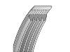многоклиновый  ремень  V-Ribbed Belt:4PK890